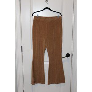 OFFLINE by Aerie Size L Women's Groove-On Velour High Waisted Flare Pant